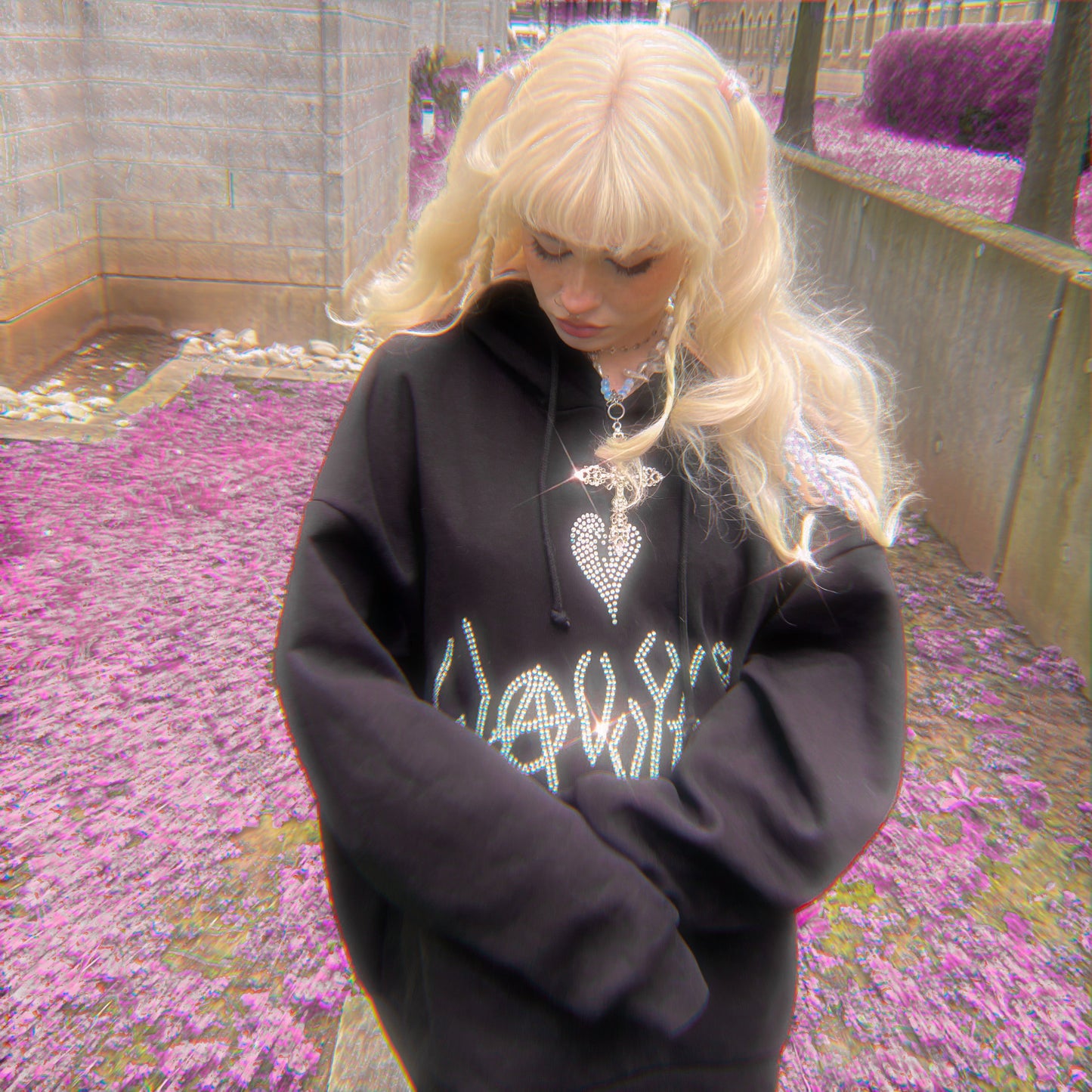 💖 wavvybois glitzer hoodie 💖